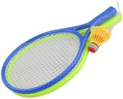 2 rakety 42cm set se 2 míčky na soft tenis a badminton 2v1 v síťce plast