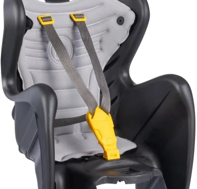 Acra BELLELLI Mr Fox Relax B-FIX Dětská sedačka na kolo polohovatelná černá