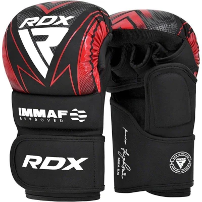 Acra RDX Rukavice grapplingové Shooter schváleno IMMAF červené vel. L Acra RDX Rukavice grapplingové Shooter schváleno IMMAF červené vel. L