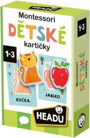 ADC HEADU Hra kartičky Montessori Poslech a vyslovování prvních slov ADC HEADU Hra kartičky Montessori Poslech a vyslovování prvních slov