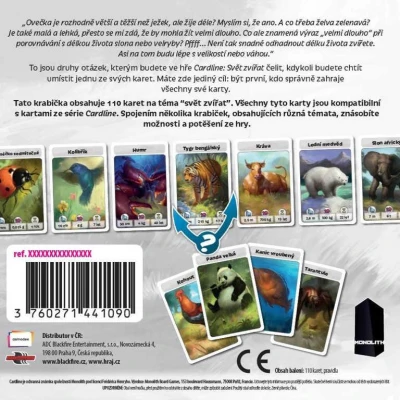 ADC Hra Cardline: Svět zvířat (společenská hra)