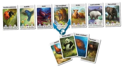 ADC Hra Cardline: Svět zvířat (společenská hra)