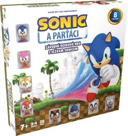 ADC Hra Ježek Sonic a parťáci závodní desková (společenská hra) ADC Hra Ježek Sonic a parťáci závodní desková (společenská hra)
