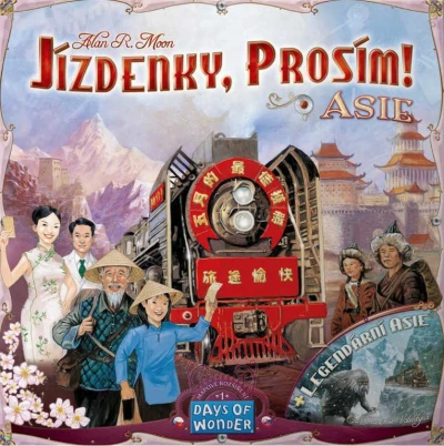 ADC Hra Jízdenky, prosím! Asie (rozšíření) (společenská hra) ADC Hra Jízdenky, prosím! Asie (rozšíření) (společenská hra)