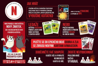 ADC Hra Výbušná koťátka: Dobro a zlo (společenská hra)
