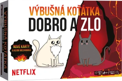 ADC Hra Výbušná koťátka: Dobro a zlo (společenská hra) ADC Hra Výbušná koťátka: Dobro a zlo (společenská hra)