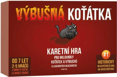 ADC Hra Výbušná koťátka karetní hra (společenská hra) ADC Hra Výbušná koťátka karetní hra (společenská hra)