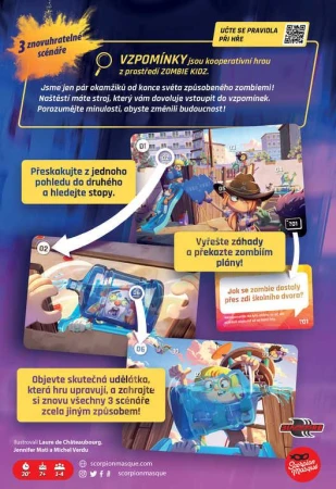 ADC Hra Zombie Kidz: Vzpomínky kooperativní (společenská hra)