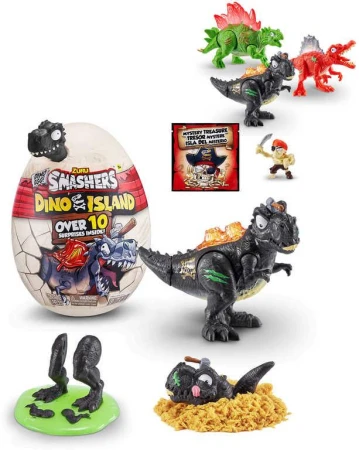 ADC Smashers Dino Island Egg dinosaurus se slizem a doplňky ve vejci 3 druhy ADC Smashers Dino Island Egg dinosaurus se slizem a doplňky ve vejci 3 druhy