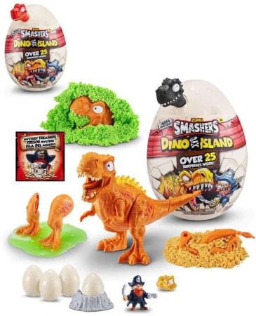 ADC Smashers Dino Island Egg dinosaurus se slizem a doplňky ve vejci velké balení ADC Smashers Dino Island Egg dinosaurus se slizem a doplňky ve vejci velké balení
