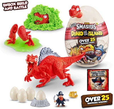 ADC Smashers Dino Island Egg dinosaurus se slizem a doplňky ve vejci velké balení