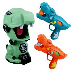 Aga4Kids Pistole na pěnové míčky s terčem ve tvaru dinosaura
