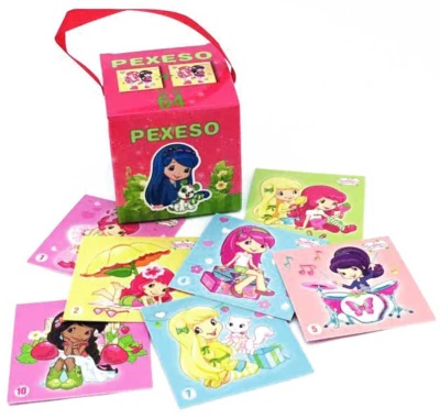 Akim Hra Pexeso v krabičce se stuhou Jahůdka Strawberry Shortcake set 64 karet Akim Hra Pexeso v krabičce se stuhou Jahůdka Strawberry Shortcake set 64 karet