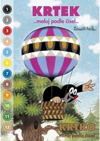 Akim Maluj podle čísel Krtek (Krteček) 2 omalovánky A5