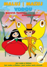 Akim Maluj vodou podle barevných teček Maková panenka A5 Akim Maluj vodou podle barevných teček Maková panenka A5