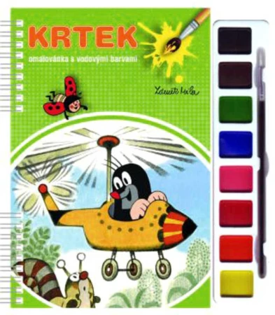 Akim Omalovánky set s farbami a štetcom Krtek (Krteček) 2 Akim Omalovánky set s farbami a štetcom Krtek (Krteček) 2