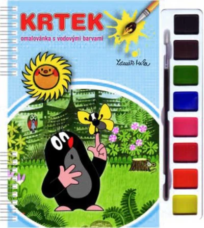 Akim Omalovánky set s barvami a štětcem Krtek (Krteček) 3 Akim Omalovánky set s barvami a štětcem Krtek (Krteček) 3