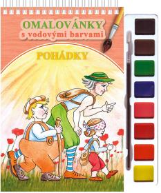 Akim Omalovánky set s barvami a štětcem Pohádky