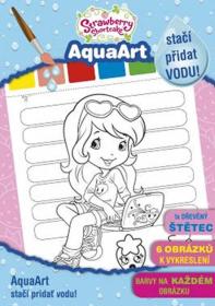 Akim Omalovánky set se štětcem A4 Jahůdka (Strawberry Shortcake)
