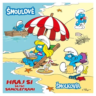 Akim Samolepkové obrázkové album nalep znovu Šmolík Akim Samolepkové obrázkové album nalep znovu Šmolík
