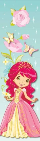 Akim Záložka do knihy 3D Jahůdka (Strawberry Shortcake) 21cm tvrdý karton