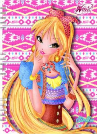 Akim Zápisník A5 WinX Club 120 stran kroužková vazba