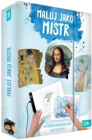 Albi AALBI SCIENCE Maluj jako mistr Kreativní set s barvami a LED tabulkou USB