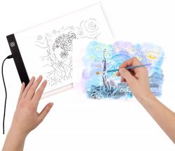 Albi AALBI SCIENCE Maluj jako mistr Kreativní set s barvami a LED tabulkou USB