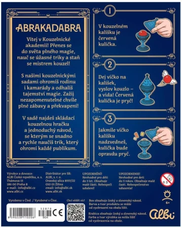 Albi Abrakadabra Kouzelnická akademie Kulička a kalíšek