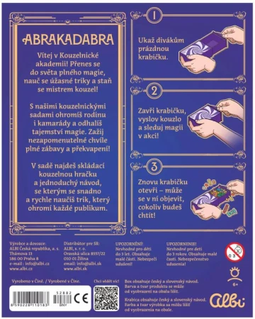 Albi Abrakadabra Kouzelnická akademie Tajemná krabička