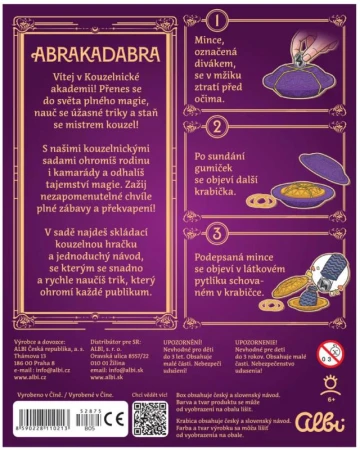 Albi Abrakadabra Kouzelnická akademie Trezor s mincí
