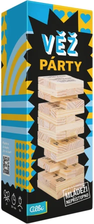 Albi DŘEVO HRA Párty věž jenga 2026 pro dospělé (společenská hra)
