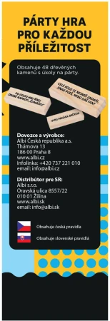 Albi DŘEVO HRA Párty věž jenga 2026 pro dospělé (společenská hra)