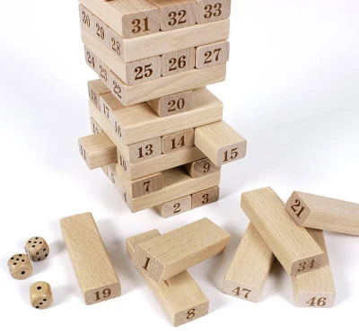 Albi DŘEVO HRA Věž jenga s čísly (společenská hra)