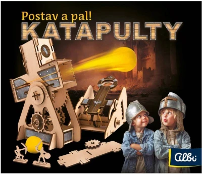 Albi DŘEVO Postav a pal Katapulty (stavebnice)