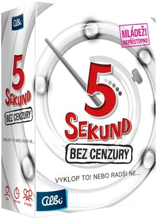 Albi HRA 5 sekund Bez cenzury pro dospělé (společenská hra)