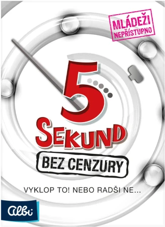 Albi HRA 5 sekund Bez cenzury pro dospělé (společenská hra)