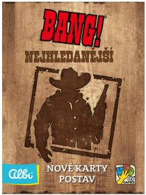 Albi Hra Bang! Nejhledanější (rozšíření) (společenská hra)