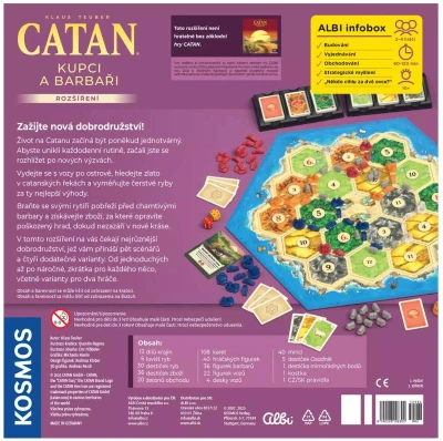 Albi HRA Catan: Kupci a barbaři (rozšíření) (společenská hra)