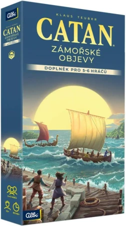 Albi HRA Catan: Zámořské objevy 5-6 hráčů (2025) (společenská hra) Albi HRA Catan: Zámořské objevy 5-6 hráčů (2025) (společenská hra)