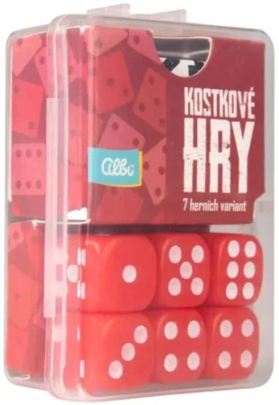 Albi HRA Červené kostkové hry 7v1 (společenská hra) Albi HRA Červené kostkové hry 7v1 (společenská hra)