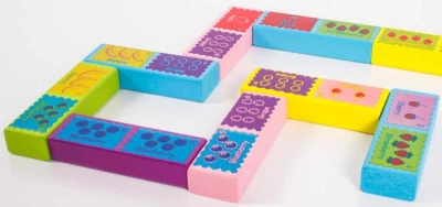 Albi HRA DŘEVO Věž Jenga 3v1 pexeso a domino (dřevěná hračka)