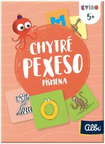 Albi HRA Kvído Chytré pexeso 2 Písmena (společenská hra)