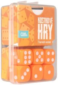 Albi HRA Oranžové kostkové hry 7v1 (společenská hra)