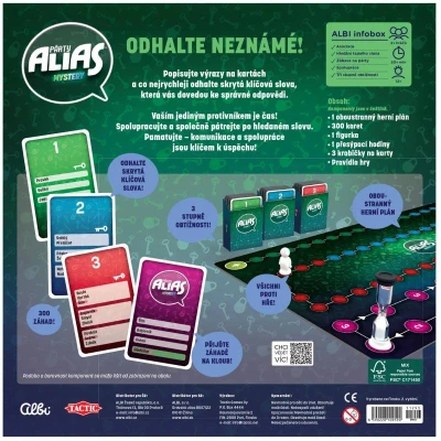 Albi HRA Párty Alias Mystery (společenská hra)