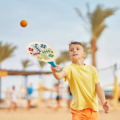 Albi HRA Plážový tenis, šachy, Člověče, nezlob se 3v1 DŘEVO