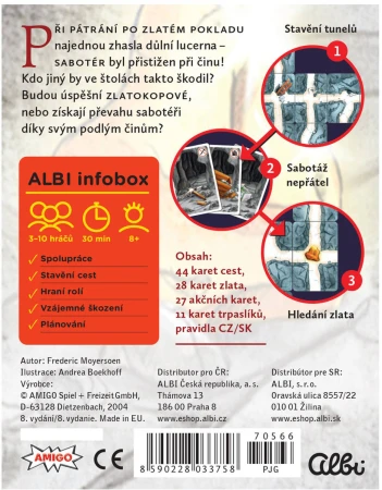 Albi HRA Sabotér 2025 karetní (společenská hra)