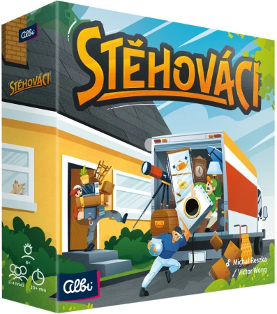 Albi HRA Stěhováci rodinná (společenská hra)