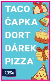 Albi HRA Taco, čapka, dort, dárek pizza (společenská hra)
