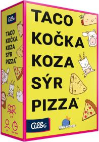 Albi HRA Taco, kočka, koza, sýr, pizza karetní (společenská hra)